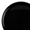 Smarty Had A Party 625 Black Flat Round Disposable Plastic Pastry Plates 120 Plates, 120PK 836-B-CASE - alternate 1